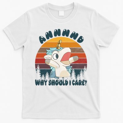 Unicorse Why Should I Care Cute Vintage T-Shirt