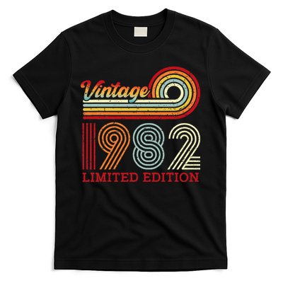 Vintage 1982 42 Years Old 42nd Birthday Funny T-Shirt