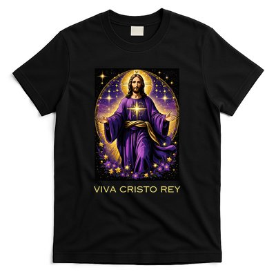 Viva Cristo Rey Roman Catholic Jesus Christ T-Shirt