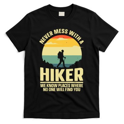 Vintage Hiking For Outdoor Hike Gear Hiker Hiking Gift T-Shirt