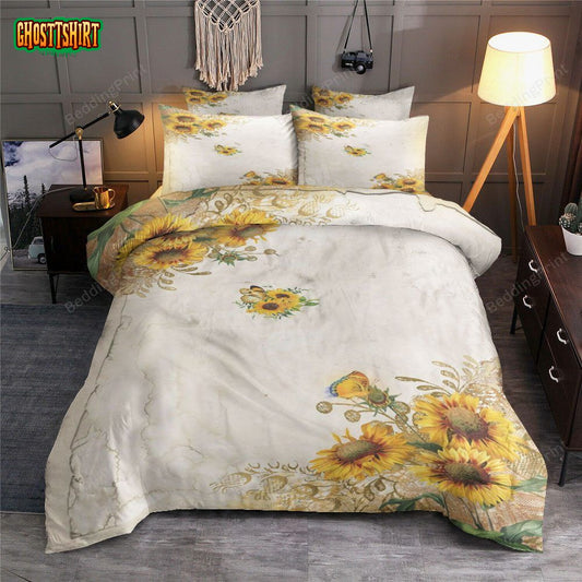 Vintage Sunflowers Bedding Set