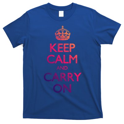 Vintage Keep Calm And Carry On Gift T-Shirt