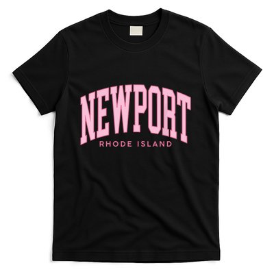 Vintage Newport Rhode Island Retro Prepp Girl T-Shirt