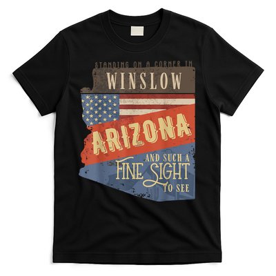 Winslow Arizona AZ US 66 Take It Easy Est. 1926 Mother Road T-Shirt