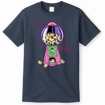 Weirdcore Aesthetic Eyeball Bubble Gumball Machine Halloween T-Shirt