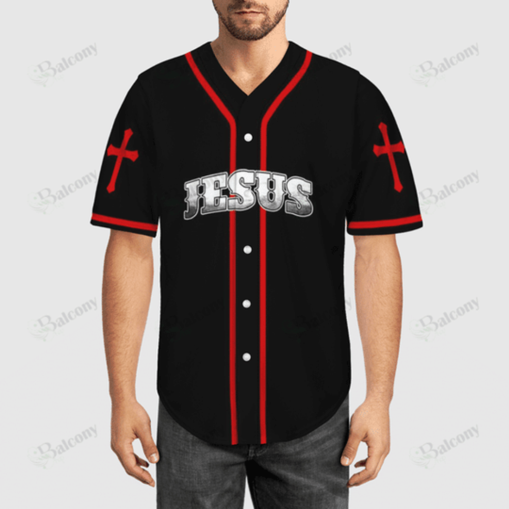 Warrior Jesus is my everything Baseball Jersey | Colorful | Adult Unisex | S - 5XL Full Size - Aopprinter