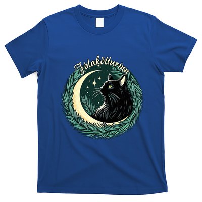 Yule Cat Jolakotturinn Icelandic Christmas Cat Love Feline T-Shirt